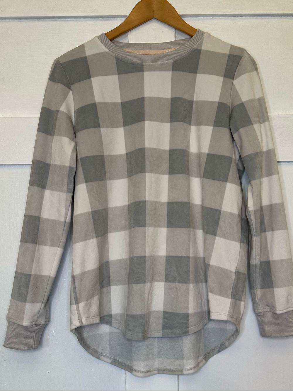 Rachel Zoe Women’s Cozy Lounge Wear Set Gray & White Sz S EUC